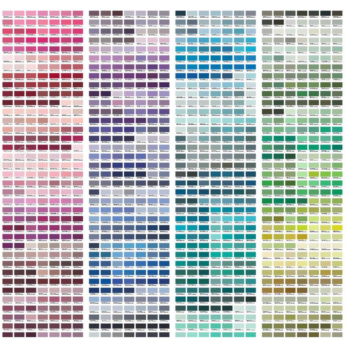 Digital Fabric Color Guide Vector Template Mock Up & Tech Pack | FittDesign