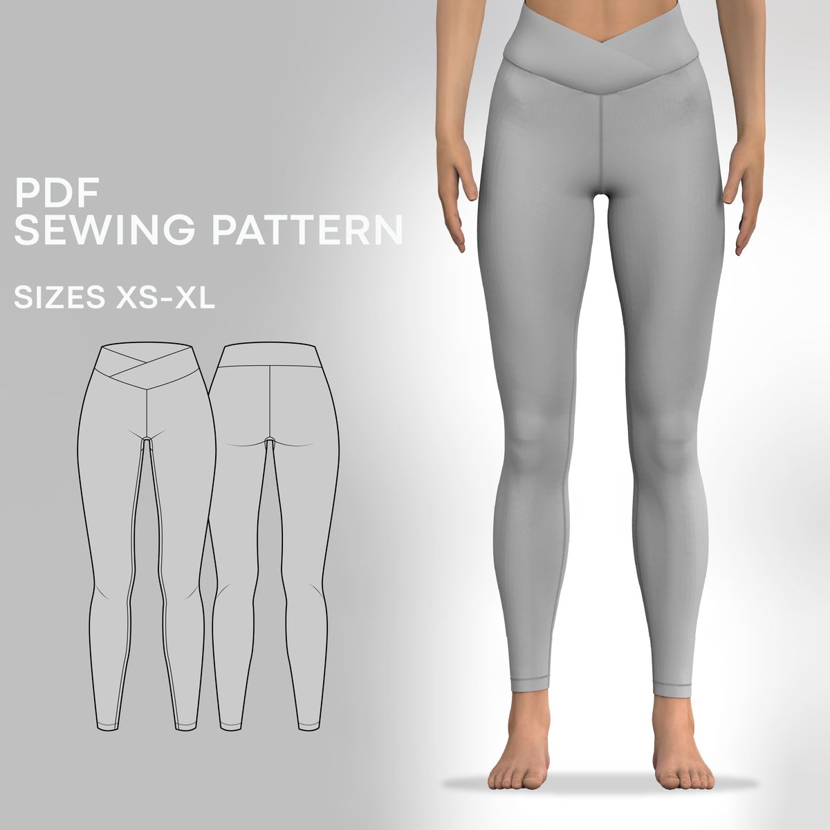 Sewing Pattern - Wide Leg Flare Pants – Dressy Talk