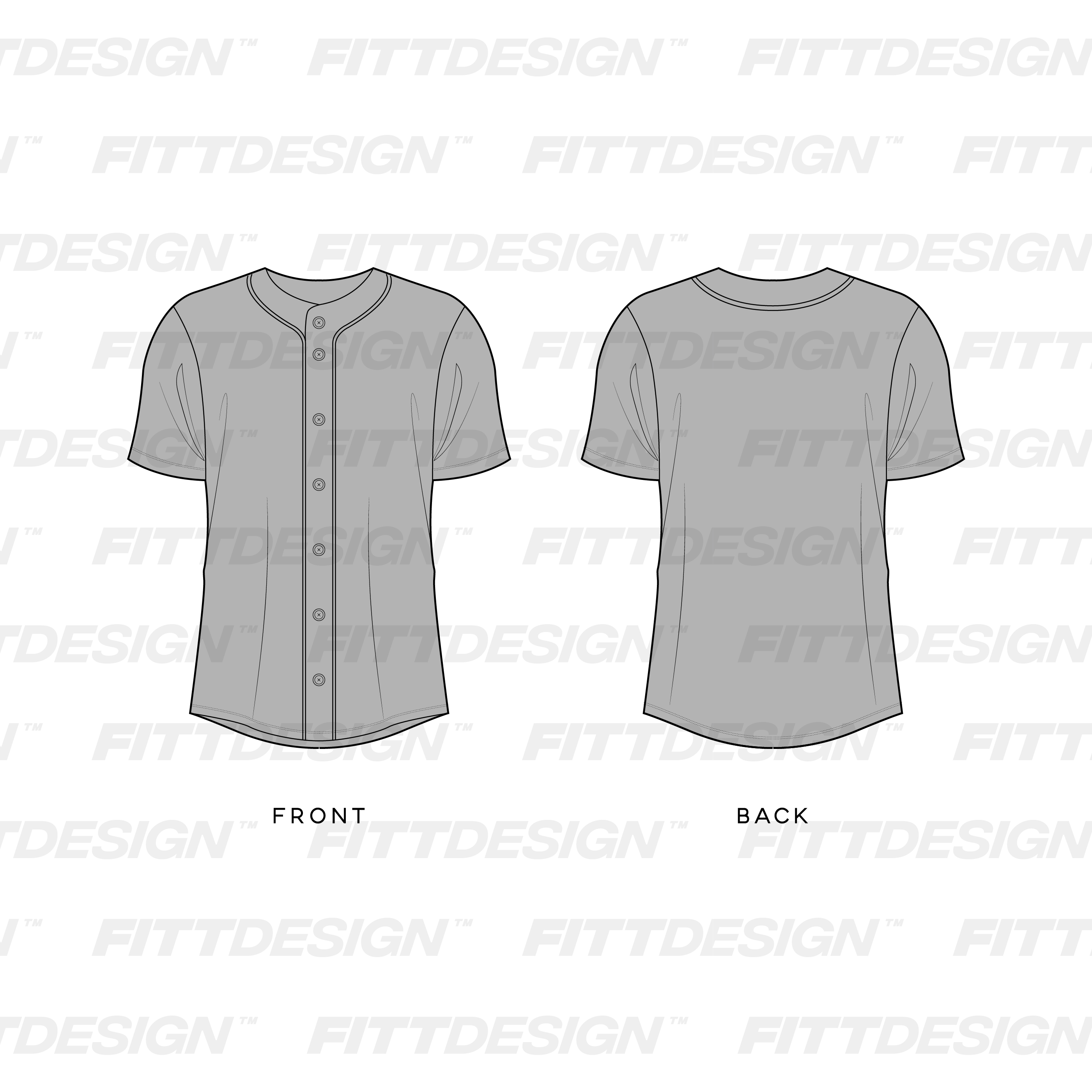 Baseball Jersey Downloadable Sewing and Pattern Customizable -  Israel