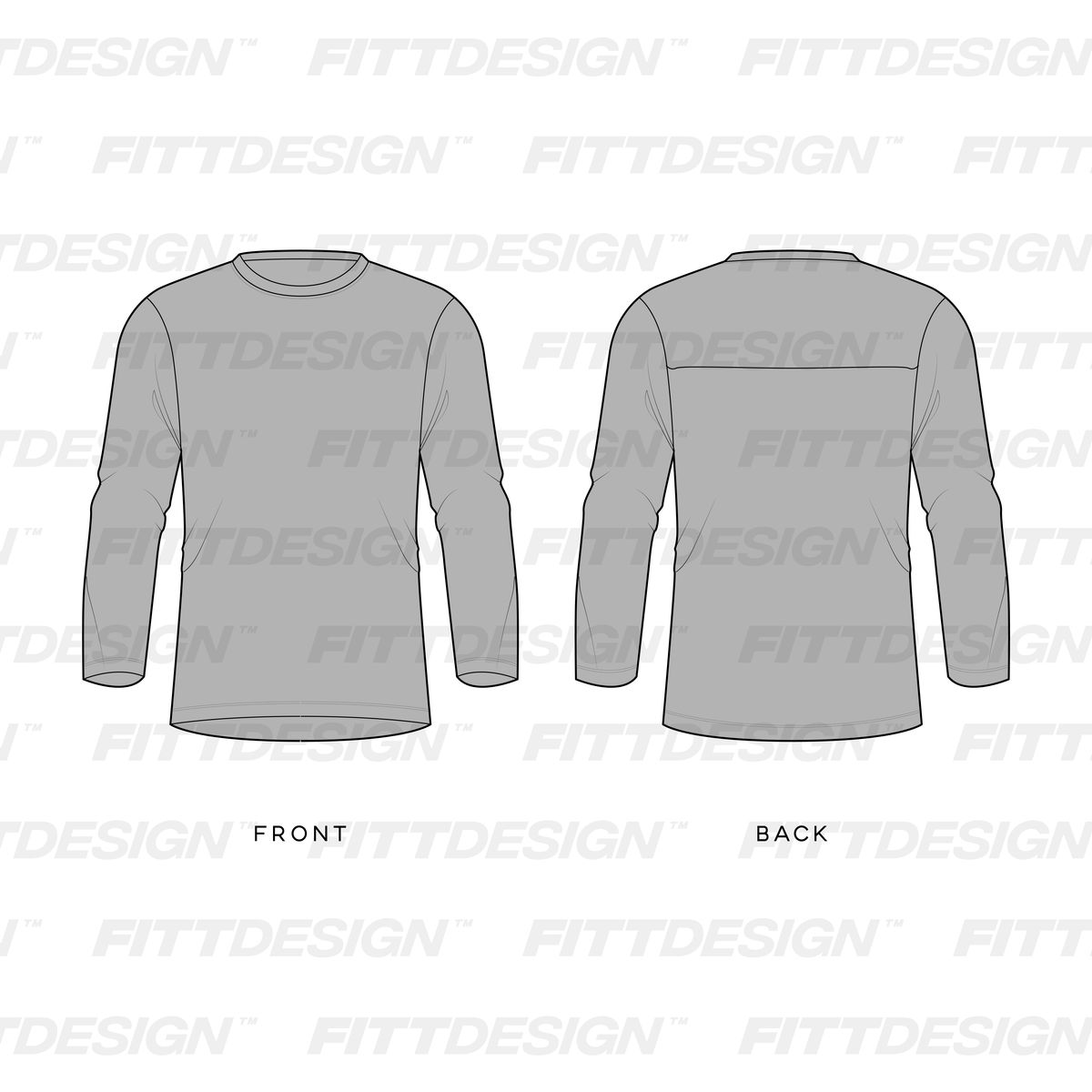 Mens Baseball Jersey, TechPackTemplate