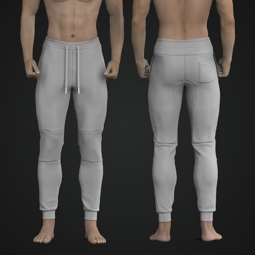 blank joggers for printing