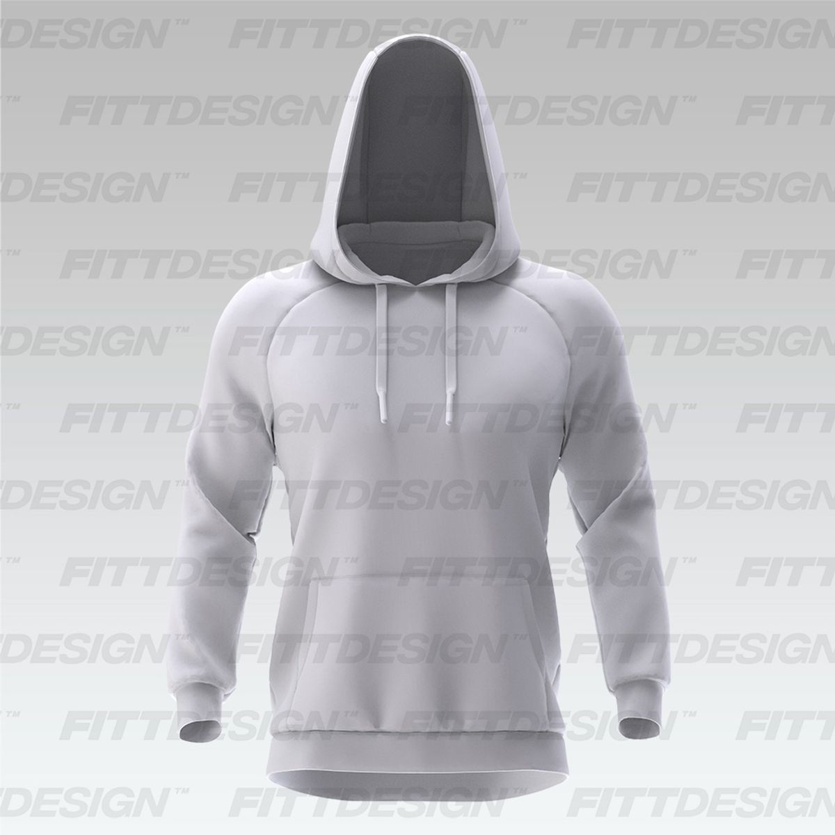 Mens Raglan Sleeve Relaxed Fit Hoodie Smart Mockup